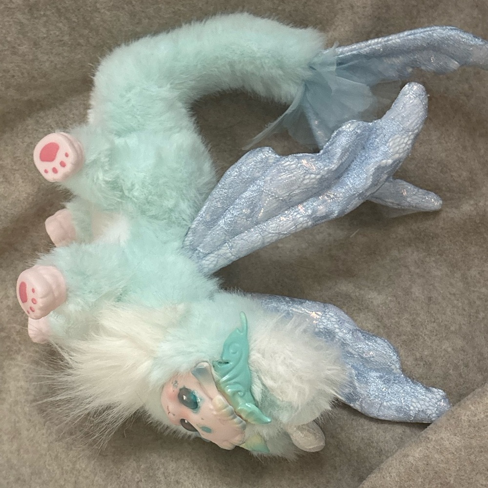 Dumia Maytree Blue Dragon Plush - Picture 3 of 4